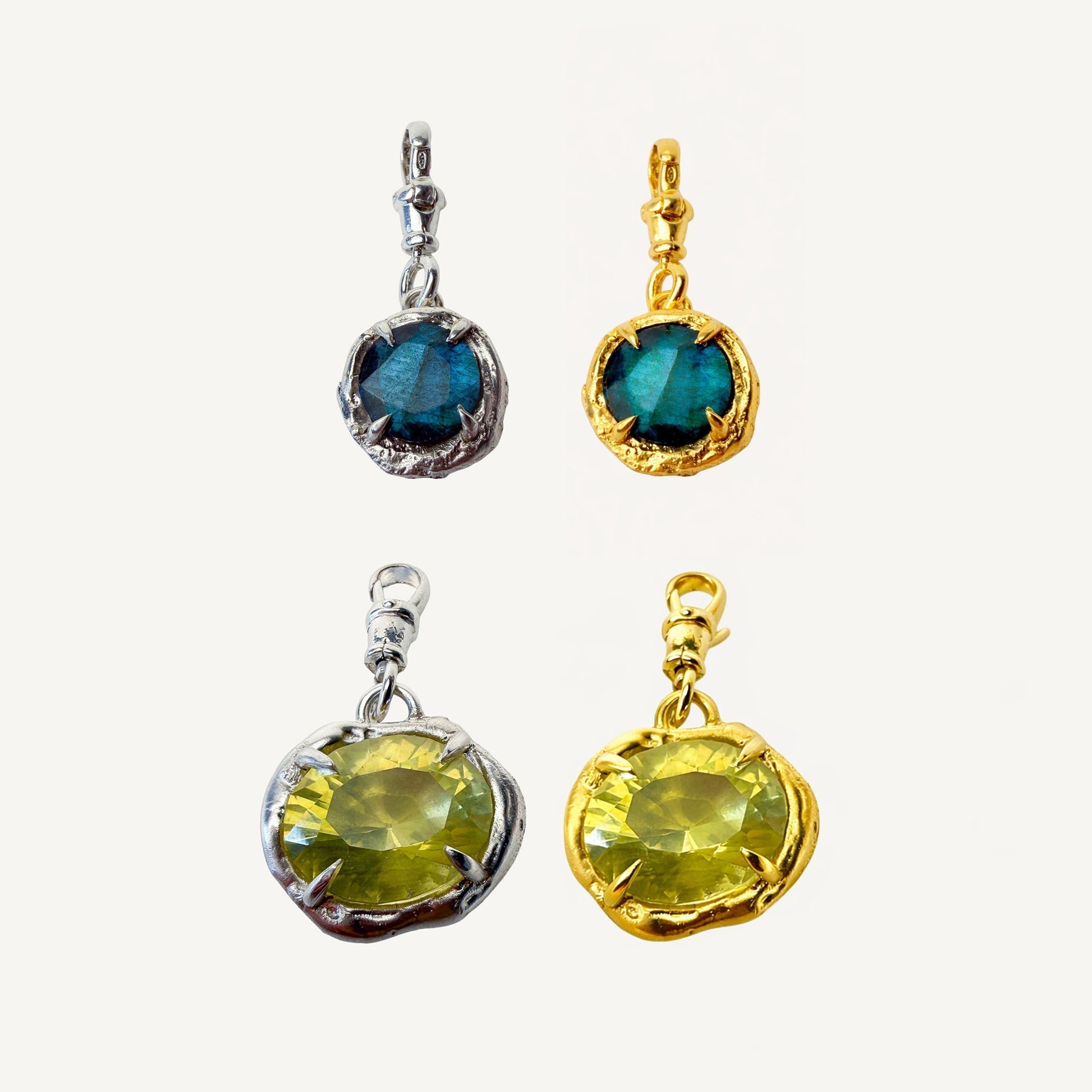 goldandsilvernecklacependants