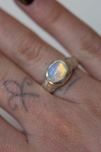 AURA RING IN SILVER UK N
