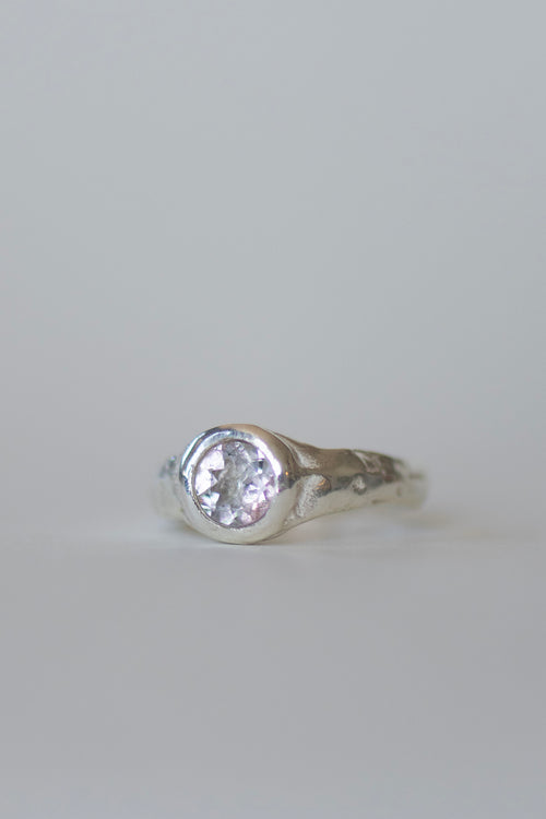 MYST PINK TOURMALINE RING UK M