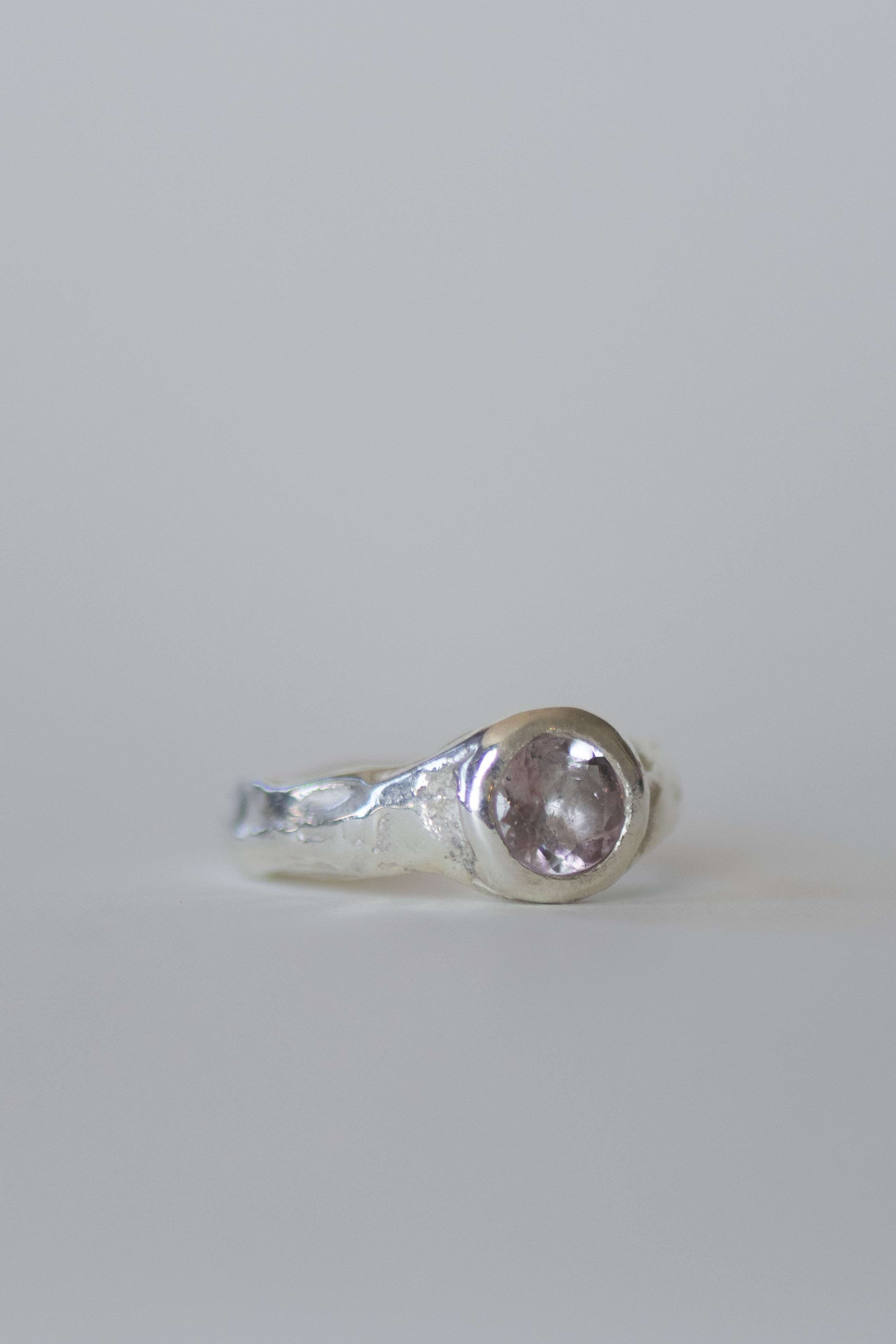 MYST PINK TOURMALINE RING UK M