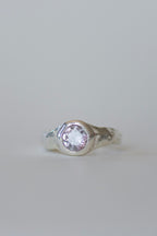 MYST PINK TOURMALINE RING UK M