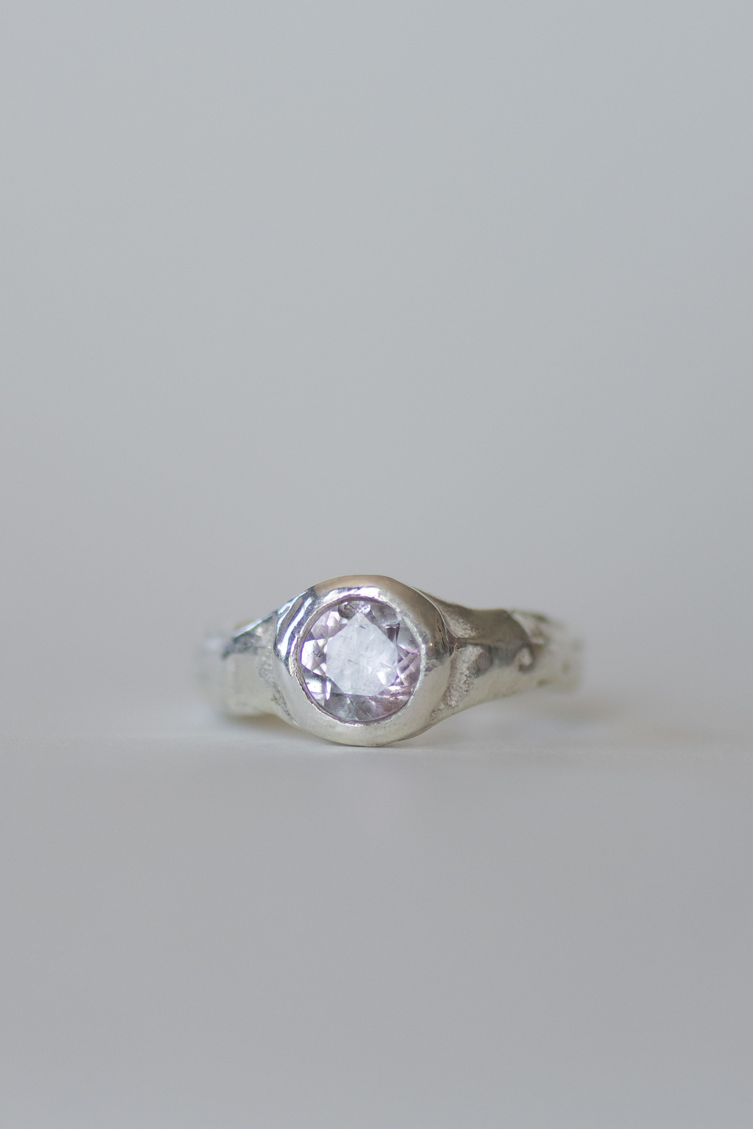 MYST PINK TOURMALINE RING UK M